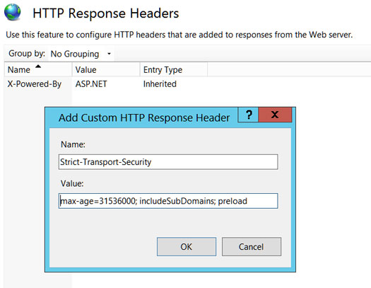 HSTS Policy in IIS